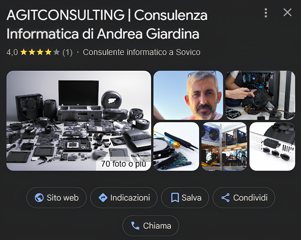 Dicono di me - AGITCONSULTING | Consulenza Informatica di Andrea Giardina